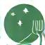 Icon of a moon and stars next to a plate, symbolizing intermittent fasting.
