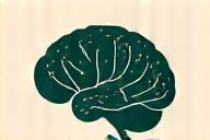AI brain icon with data analytics symbols representing AI/ML integration.