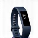 Fitbit logo, indicating connectivity with Fitbit wearables.